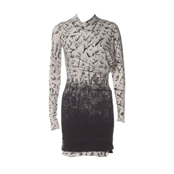 • HELMUT LANG PRINTED MINI DRESS - Picture 1 of 3